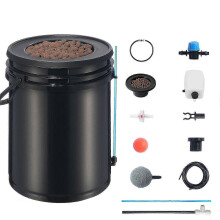 DWC Hydroponics Grow System with Top Drip Kit, 5-Gallon Deep Water Culture with Air Pump, compatible