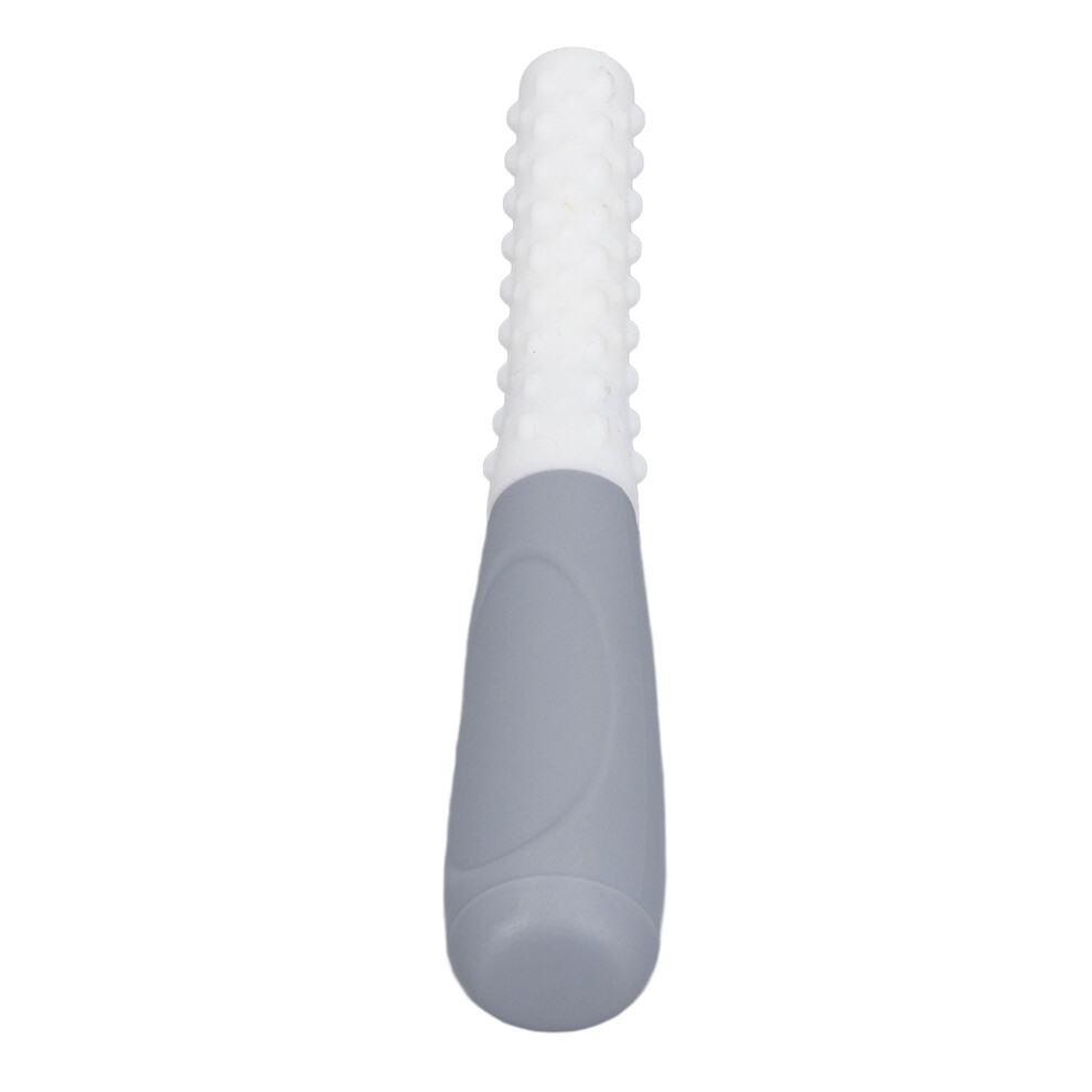 Gray Oral Sensory Massage Brush For Tongue & Lip Muscle Therapy