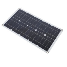 100W Solarpanel-Set IP67 Wasserdicht Hochleistungs-Solarladeregler mit 12V/24V 20A, 2 Haken für Outdoor