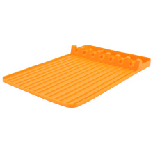 Tapete de silicona para plancha 26,5x39 cm naranja 410 g