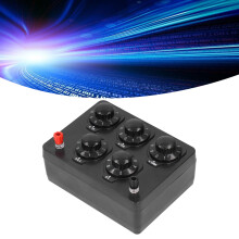 Resistencia de década ajustable 0-9999,9 Ω Caja ABS 1W