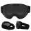 Ski Snowboard Goggles DoubleLayer AntiFog UV Black 19cm 13
