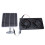 20W Solar-Dual-Abluftventilator-Kit 16,518 cm Silber 1
