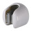 Wall Mount Mop Holder No Drilling, Gray/White, 7.7x5.5cm 2