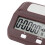 Schachuhr Pro Basic, weinrot 13,8  8,8  4,5 cm 12