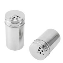 Shaker per spezie in acciaio inossidabile 304, dimensione 3, set da 2 pezzi