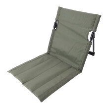 Sedia pieghevole in alluminio 650 g verde oliva scuro 39x39x40 cm