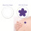 UV-Patch 108 Stück PVC Farbwechsel 1,5 cm Lila 13
