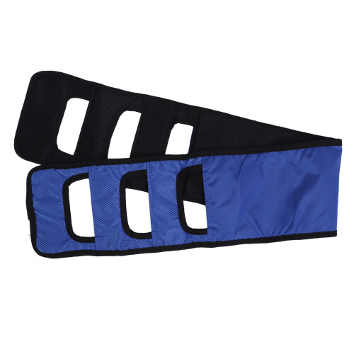 Blue Multi-Purpose Bed Transfer Nursing Sling with Padded Handles 1
