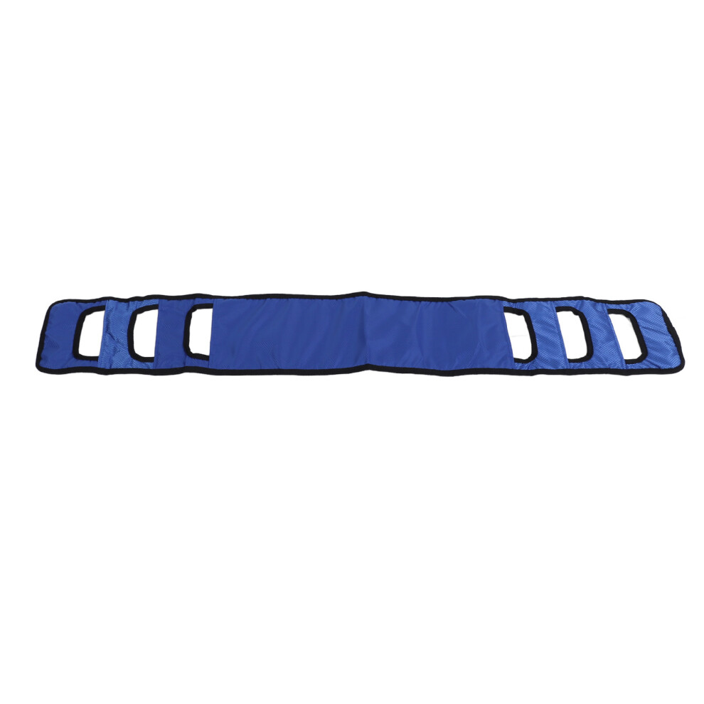Blue Multi-Purpose Bed Transfer Nursing Sling with Padded Handles