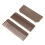 2 pezzi Pettine lisciante per capelli, ABS, 8,5x3,5x3 cm 16