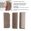 2 pezzi Pettine lisciante per capelli, ABS, 8,5x3,5x3 cm 4