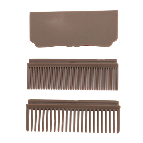 2 pezzi Pettine lisciante per capelli, ABS, 8,5x3,5x3 cm 2