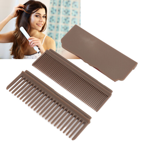 2 pezzi Pettine lisciante per capelli, ABS, 8,5x3,5x3 cm