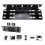 Support de plaque d'immatriculation avant en alliage d'aluminium noir 13