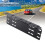 Support de plaque d'immatriculation avant en alliage d'aluminium noir 10