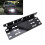 Support de plaque d'immatriculation avant en alliage d'aluminium noir 4