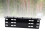 Support de plaque d'immatriculation avant en alliage d'aluminium noir 5