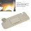 Parasole sinistro grigio con specchio UV per Matiz Spark 4