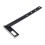 Règle de mesure à angles multiples 40 cm/16 po 45/90 argentée 3