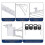 12 Inch Wire Shelf Brackets Set, Includes 6 Wire Shelf Clips and 2 End Brackets,Suitability compatible 2