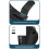 Gants de boxe en PU 6oz/8oz/10oz/12oz Noir/Or 1