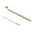 Feiner Linienstift 0,3 mm Aluminium-Silber Tropfer 11