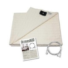 Earthing Double Bed Grounding Sheet Shield Emf Anti Radiation Conductive Fabric Bed Mat 153*203cm Cy