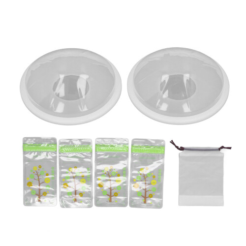Recolector de leche de silicona portátil, reutilizable 1
