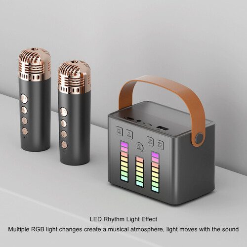 Enceinte Bluetooth Double Micro Ensemble 32 Go 1800 mAh Noir 2
