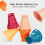 5pcs Suction Silicone Cups for Color Recognition 6