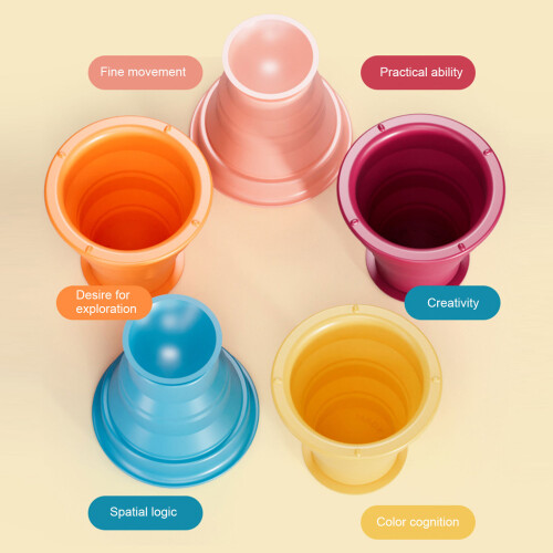 5pcs Suction Silicone Cups for Color Recognition 2