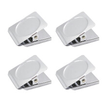 4pcs Binder Paper Kitchen Whiteboard Fridge Magnetic Clip Classroom -CDSX