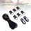 Kajak-Elastikseil-Set mit D-Typ-Schnallen, Nylon 9