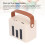 Enceinte Bluetooth ivoire double micro ensemble 1800 mAh 32 Go 9
