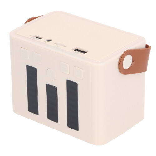Enceinte Bluetooth ivoire double micro ensemble 1800 mAh 32 Go