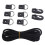 Kajak-Elastikseil-Set mit D-Typ-Schnallen, Nylon 1