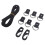 Kajak-Elastikseil-Set mit D-Typ-Schnallen, Nylon 11