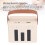 Enceinte Bluetooth ivoire double micro ensemble 1800 mAh 32 Go 7