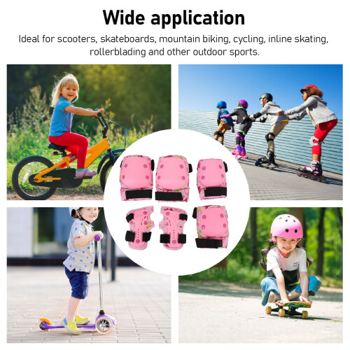 Conjunto protector rosa para niños 22,5-37,5 kg ajustable 2