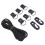 Kajak-Elastikseil-Set mit D-Typ-Schnallen, Nylon 10