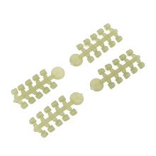 50 piezas de cuentas tope para anzuelos de carpa PP compacto