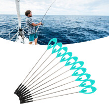 Kit de 10 aiguilles à appâts pour pêche en ABS, portable pour carpe.