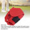 2-Ball PU-Leder Golfball-Gürteltasche Rot 5