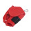 2-Ball PU-Leder Golfball-Gürteltasche Rot 13