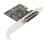 PCIe Parallel Card 1 Port DB25 LPT Controller ECP Mode for Printer Connection 15