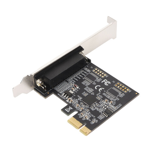 PCIe Parallel Card 1 Port DB25 LPT Controller ECP Mode for Printer Connection 1