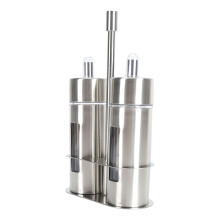 Ensemble de cruches Ă huile & vinaigre transparentes de 80 ml