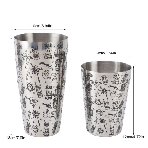 Boston Bar Shaker 304 SS, grande capacità 1