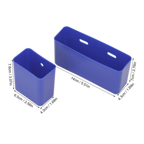 Support de téléphone Bogged Bag 2 pièces en plastique bleu 1